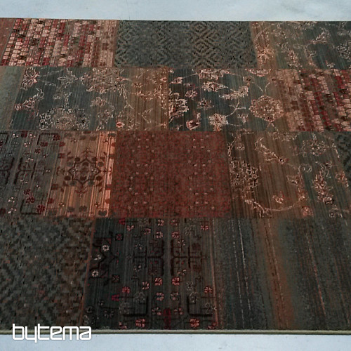 Luksusowe wełniane dywany ROYAL PATCHWORK zielone