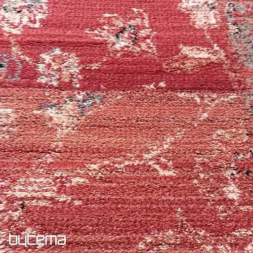 Luksusowy bieżnik wełniany ROYAL PATCHWORK czerwony