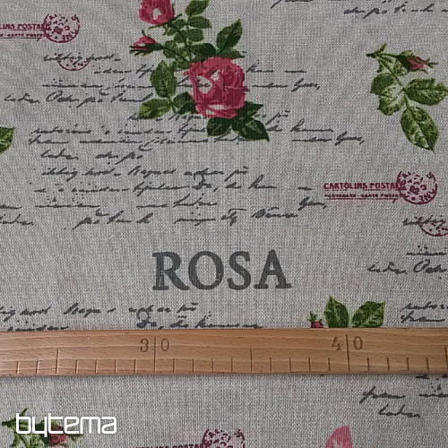 Tkanina dekoracyjna CLOE ROSA 280 cm