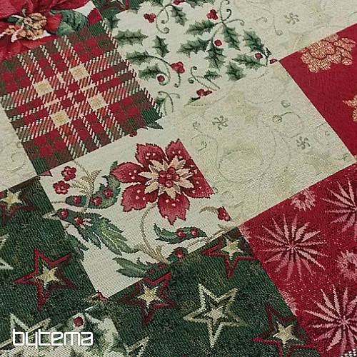 Gobelin świąteczny obrus i szalik HOLLY