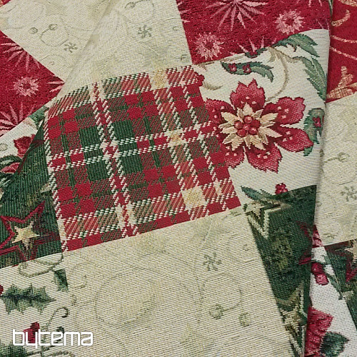 Tkanina gobelinowa Christmas rose HOLLY