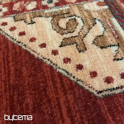 Luksusowe wełniane dywany ROYAL PATCHWORK multi czerwone