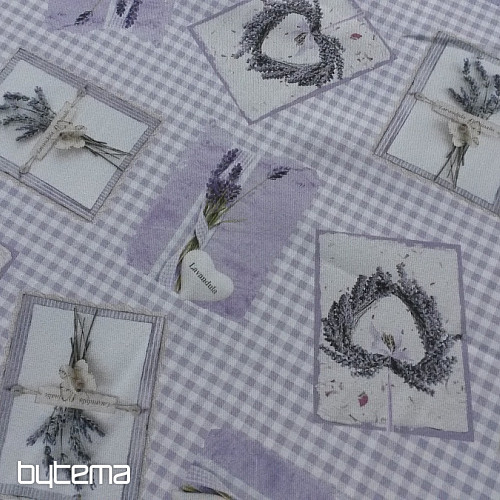 Tkanina dekoracyjna LEVANDULE CHAMP C