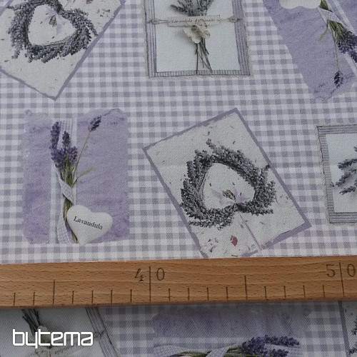 Tkanina dekoracyjna LEVANDULE CHAMP C