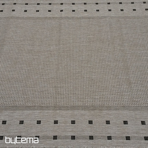 Dywan zapinany na klamrę FLOORLUX 20329/04 srebrno-czarny