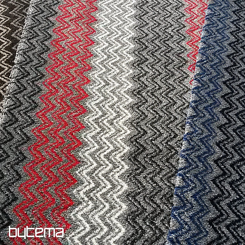 Nowoczesny dywan ZIG ZAG brązowy