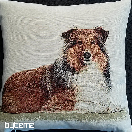 Gobelinowa poszewka na poduszkę COLLIE DOG