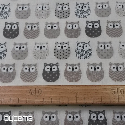 Tkanina dekoracyjna MINI OWLS 2
