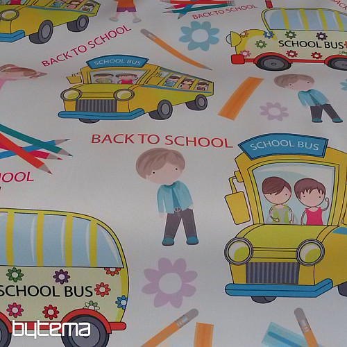 Tkanina dekoracyjna 10027-03 BACK TO SCHOOL