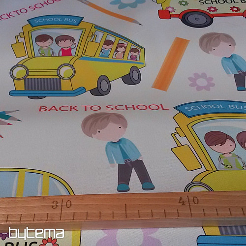 Tkanina dekoracyjna 10027-03 BACK TO SCHOOL