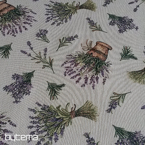 Tkanina gobelinowa LAVANDER ALLOVER