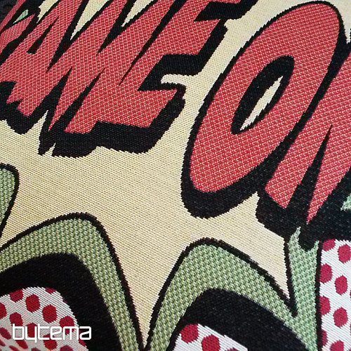 Gobelinowa poszewka na poduszkę KOMIKSY GRA WŁĄCZONA!