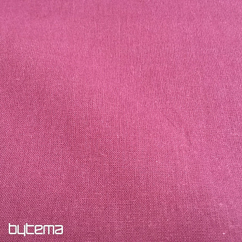 Tkanina bawełniana UNI PURPLE burgund