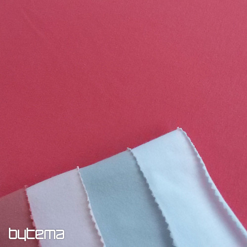 Dzianina bawełniana TEINTURE koralowa