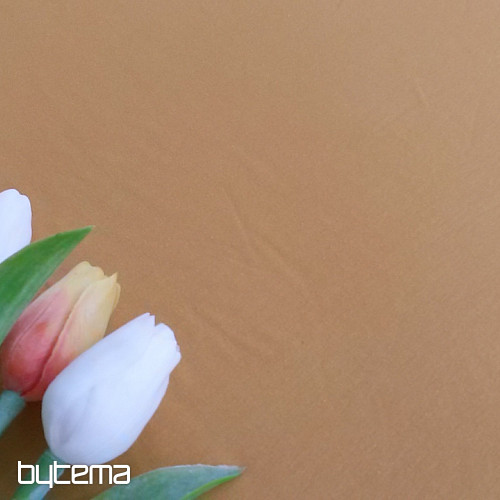 TEINTURE musztardowa dzianina bawełniana