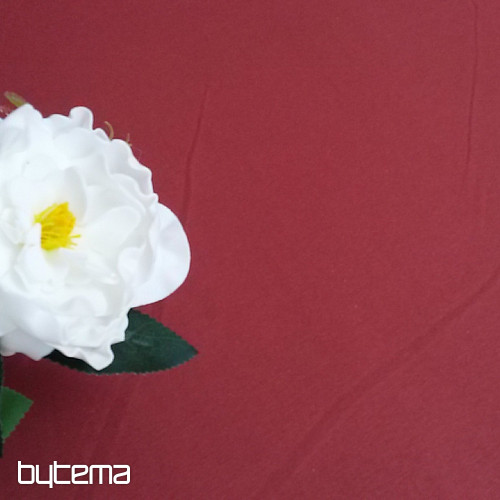 Dzianina bawełniana TEINTURE brązowa