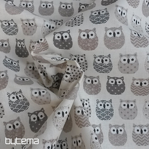 Tkanina dekoracyjna MINI OWLS 2