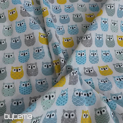 Tkanina dekoracyjna MINI OWLS 7
