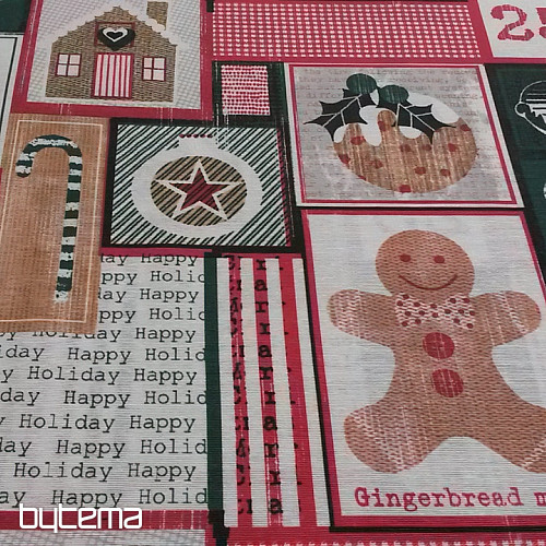 Tkanina dekoracyjna CHRISTMAS GINGERBREAD