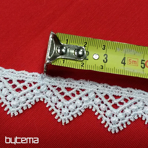 Koronka 5451/0010 3 cm biała