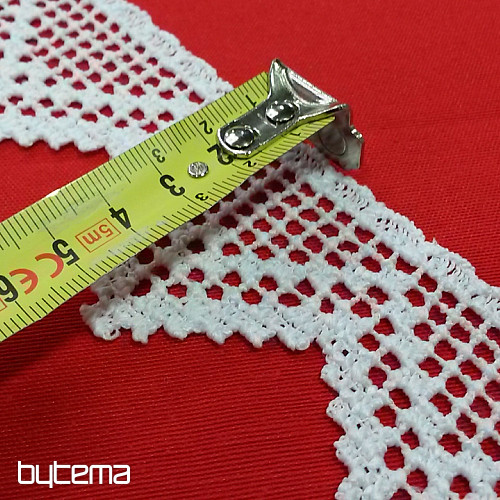 Koronka 5432/0010 5,3 cm biały mat