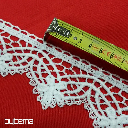 Koronka 5557/0010 6 cm biały mat