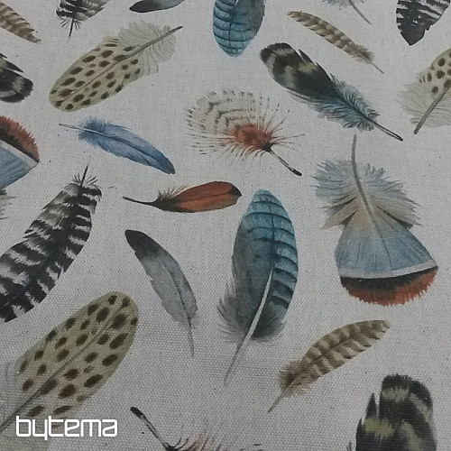 Tkanina dekoracyjna OTONO FEATHERS 601 druk cyfrowy