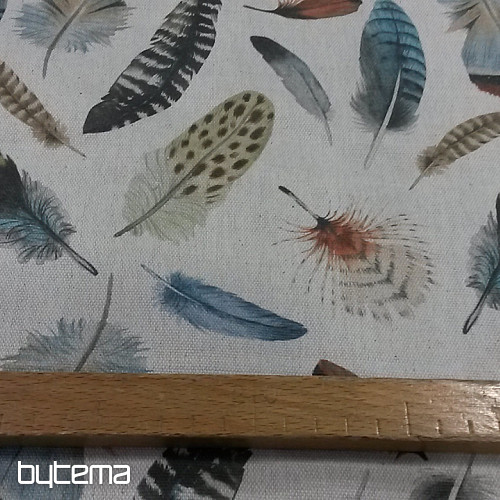 Tkanina dekoracyjna OTONO FEATHERS 601 druk cyfrowy
