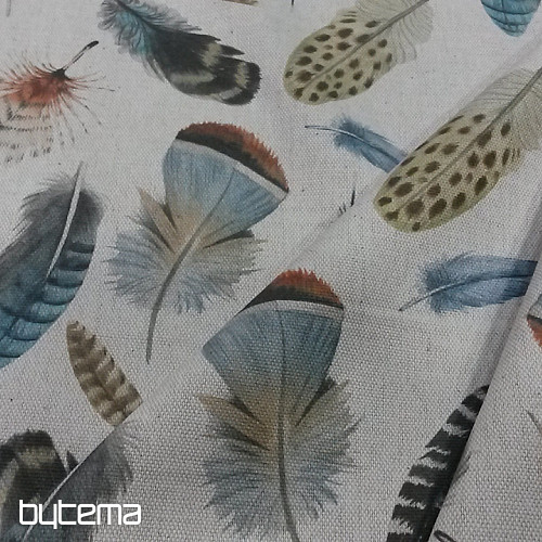 Tkanina dekoracyjna OTONO FEATHERS 601 druk cyfrowy