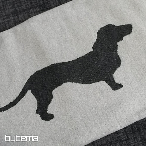 Powłoka DF dla psów DACHSHUND St. szary