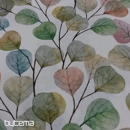 Tkanina dekoracyjna AUTUMN III zielona