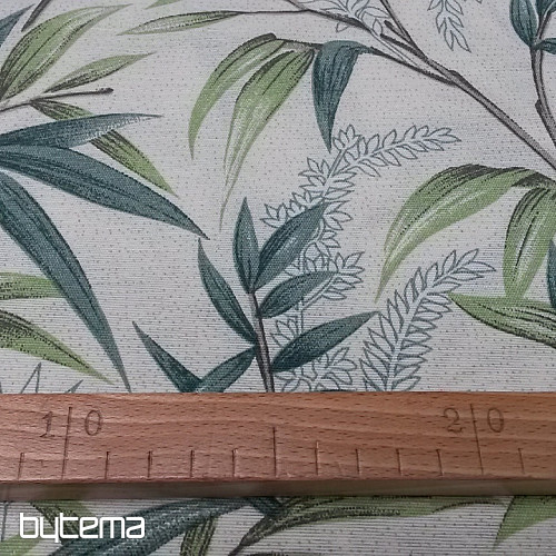 Tkanina dekoracyjna BAMBUS zielony