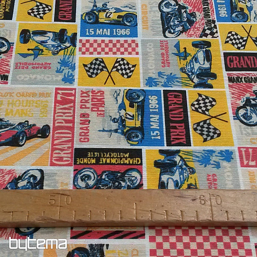 Tkanina dekoracyjna GRAND PRIX