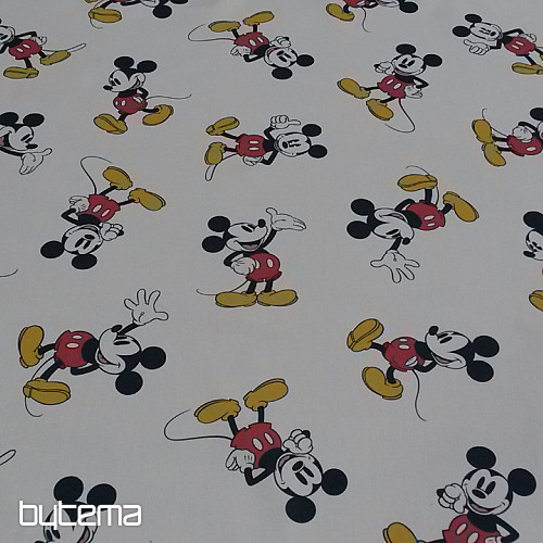 Tkanina dekoracyjna dla dzieci MICKEY MOUSE duża