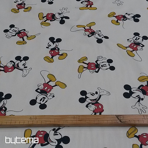 Tkanina dekoracyjna dla dzieci MICKEY MOUSE duża