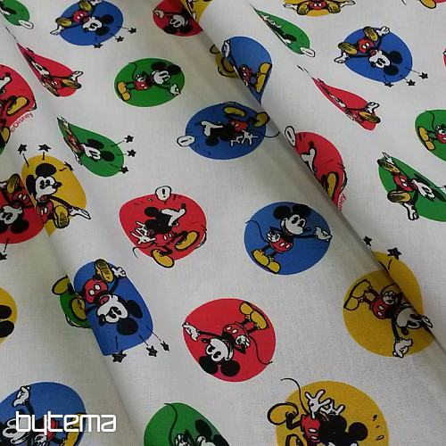 Koła z tkaniny bawełnianej MICKEY MOUSE