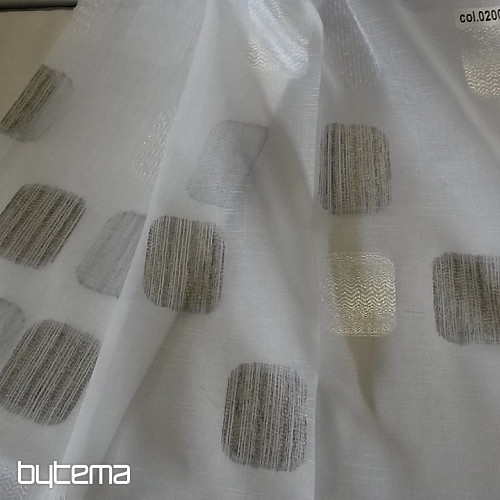 Luksusowa zasłona GERSTER 11088 brąz 200
