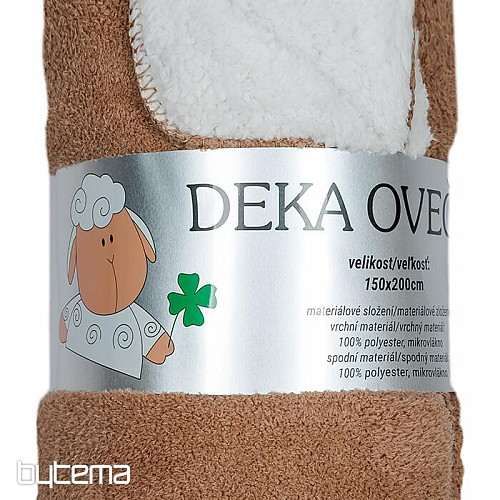 kocyk Owca-czekolada/krem