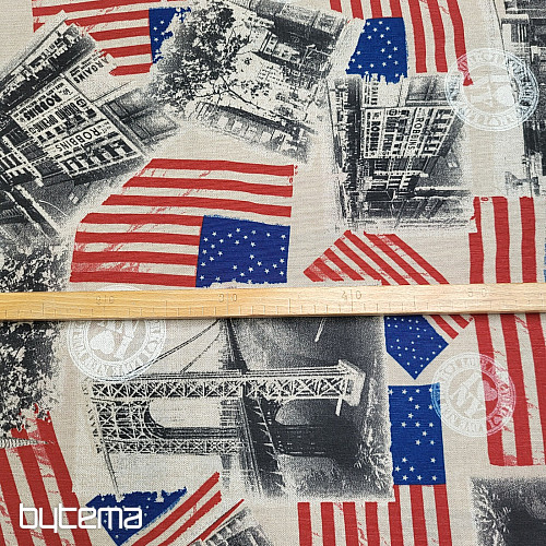 Tkanina dekoracyjna AMERICA