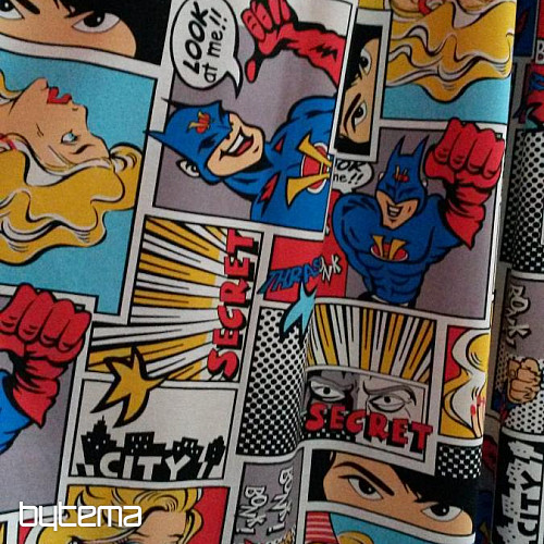 Tkanina dekoracyjna KOMIKS 140