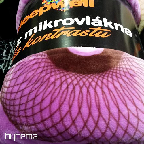 Kocyk owiec - fioletowa bańka