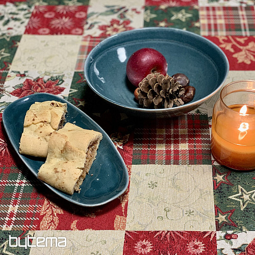 Gobelin świąteczny obrus i szalik HOLLY