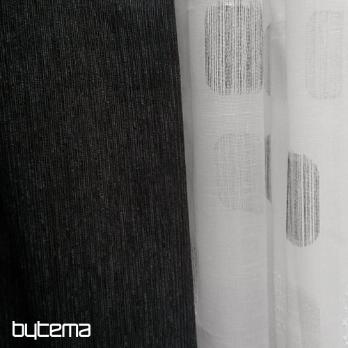 Nowoczesna tkanina dekoracyjna GERSTER antracyt