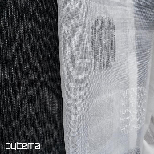 Nowoczesna tkanina dekoracyjna GERSTER antracyt