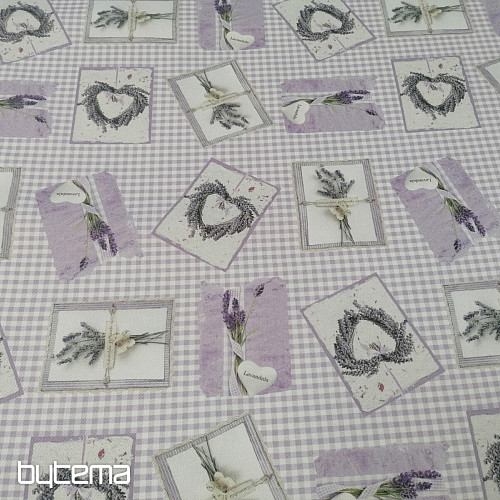 Tkanina dekoracyjna LEVANDULE CHAMP C