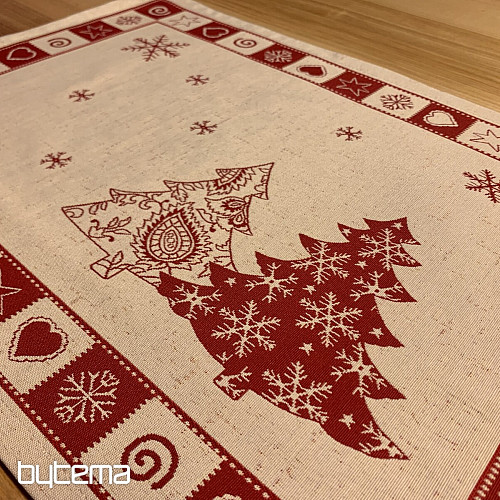 Nakrycie stołu Choinka