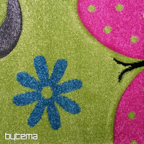 Dywan dziecięcy Butterflies zielony