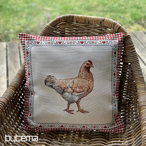 Poszewka na poduszkę z nadrukiem SLEPICE 2