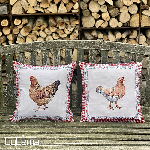 Poszewka na poduszkę z nadrukiem SLEPICE 2