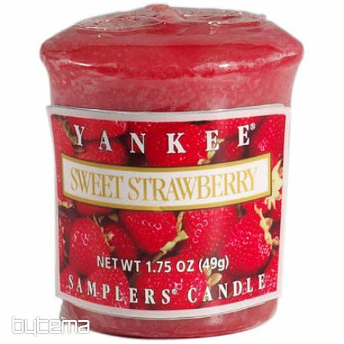 świeca YANKEE CANDLE zapach SWEET STRAWBERRY - słodkie truskawki